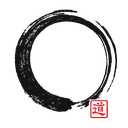 Logo : ensō et sceau 道